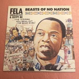 LP Fela Anikulapo Kuti & Egypt 80 Beasts Of No Nation フェラ アニクラポ クティ アフロビート