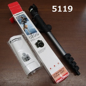 ■FK-5119◆マンフロット　MANFROTTO 一脚　VELBON 自由雲台付　QHD-43 　20240615