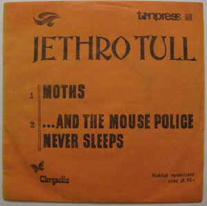 ★EP★JETHRO TULL★MOTHS／...THE MOUSE POLICE NEVER SLEEPS★ジェスロ・タル／イアン・アンダーソン★EEC盤