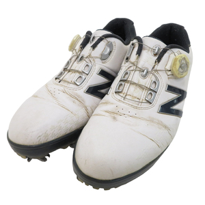 NEW BALANCE GOLF ニューバランスゴルフ ゴルフシューズ MG1000WN ホワイト系 25cm [240001968295] ゴルフウェア メンズ