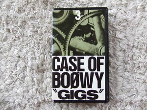 BOOWY*ボウイ*CASE OF BOOWY GIGS*3*VHS*