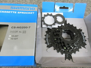 Shimano 7速 CS-HG200-7 12-32 カセットスプロケット/7S　未使用品