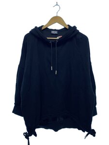 DIESEL◆パーカー/XS/レーヨン/BLK/F-JUSTINA-B1