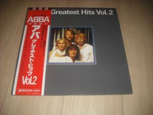 ABBA Greatest Hits Vol.2/アバ・グレイテスト・ヒッツ Vol.2/日本盤帯ライナー付