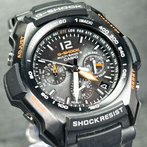 美品 CASIO カシオ G-SHOCK ジーショック GW-2000B-1AJF 腕時計 タフソーラー 電波ソーラー アナログ カレンダー メンズ ブラック 動作OK