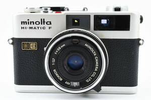 ★実用品★ ミノルタ MINOLTA HI-MATIC F ★露出計動作★ #0802 #60331 #0805