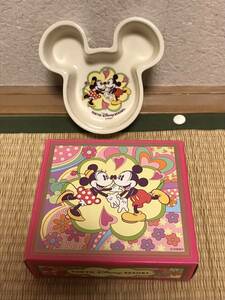 《未使用》TDR　ミッキー＆ミニー　陶器　ミッキー型