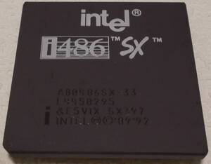 中古品 intel i486SX A80486SX-33 33MHz 現状品③