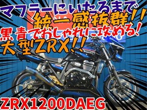 ■『新春初売りセール』1月3日(金)10時～全店一斉スタート！■日本全国デポデポ間送料無料！カワサキ ZRX1200DAEG ダエグ A1206 カスタム