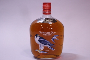 p-2534 未開栓古酒　SUNTORY サントリー　OLD　バードボトル　ハヤブサ　ウイスキー　700ｍL