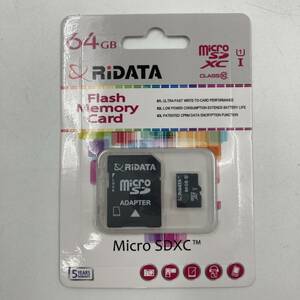 ［新品未使用］RiDATA MicroSDカード 64GB CLASS10