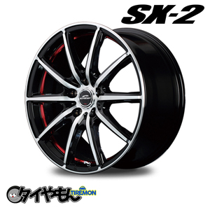 マルカ MID WHEELS シュナイダー SCHNEIDER SX2 SX-2 12インチ 4H100 3.5J +42 2本セット ホイール アンダーカットレッド