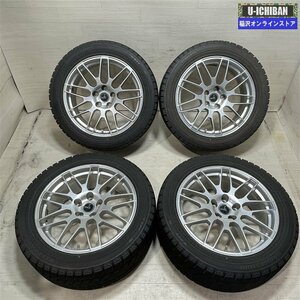 50系 レクサスLS 等 デルモア 8-19+25 5H120 ブリヂストン ブリザックRFT 245/50R19 19インチ スタッドレス 4本セット 009