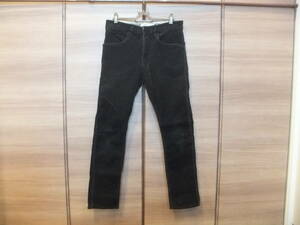 ★ nonnative（ノンネイティブ） ストレッチコーデュロイパンツ　スキニー　黒　00 ★