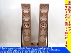 良品 KEF R11 SP4000 ペア ウォルナット仕上げ ケフ 3way トールボーイ型 スピーカー 配送/来店引取可 ∬ 6EABA-18