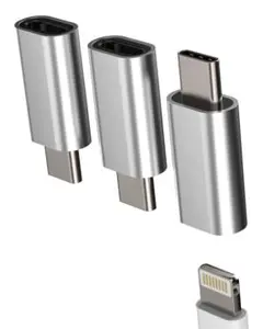 USB C Lightning 変換アダプタ (3個セット)Typec