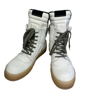 Rick Owens (リックオウエンス) GEOBASKET SNEAKER (white)