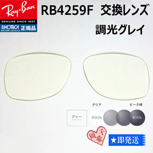 ■RB4259F用交換レンズ■レイバン サングラス　調光グレイ