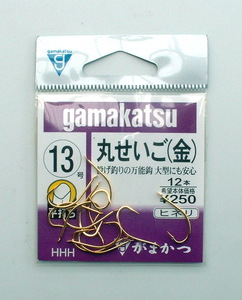 新品即決 がまかつ Gamakatsu 丸せいご(金) 13号