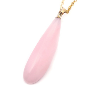 ピンクオパール ペンダント 天然石 ネックレス 1点もの 蛋白石 パワーストーン Pink Opal