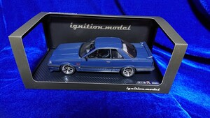 1/18 NISSAN SKYLINE GTS-R R31 Blue Black Ignition model IG0995 イグニッションモデル 日産 スカイライン RSワタナベ エイトスポーク