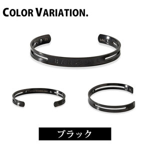 ☆匿名発送☆新品タグ付き S/Mサイズ ブラック バンデル チタン バングル ブレスレット BANDEL TITANIUM BANGLE BRACELET