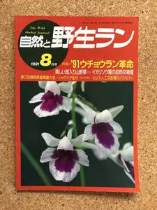 自然と野生ラン 1991年8月号　ウチョウラン エビネ チゴユリ 富貴蘭 イカリソウ セッコク ※ 園芸JAPAN