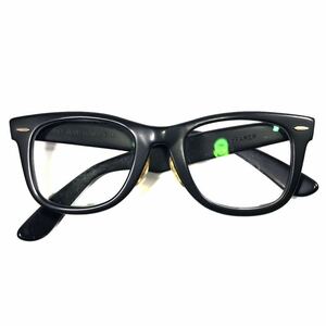 【レイバン】本物 Ray-Ban 眼鏡 B&L ボシュロム WAYFARER ウェイファーラー 度入り サングラス めがね メンズ レディース USA製 送料520円