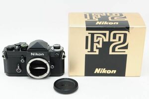 [Top Mint] Nikon F2 Eye Level Black 35mm Film Camera DE-1 w/Box From JAPAN 8961