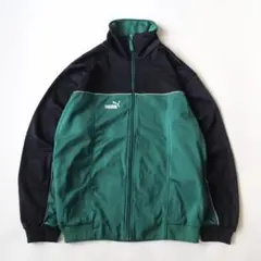 00s PUMA トラックジャケット ジャージ 2トーン ユーロ古着 y2k