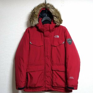 THE NORTH FACE ノースフェイス マクマードパーカ ダウンジャケット GORE THERMIUM メンズ Lサイズ 正規品 レッド Z3826