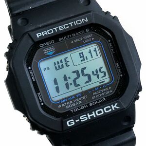 新品 CASIO カシオ G-SHOCK ジーショック マルチバンド6 腕時計 GW-M5610U-1C 電波ソーラー タフソーラー デジタル ブラック 箱付き