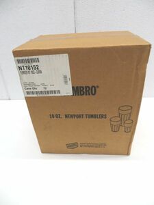 F2124未使用◆CAMBRO◆ニューポートタンブラー(72個) NT10 φ72×H117 栃木 宇都宮 中古 業務用 厨房機器