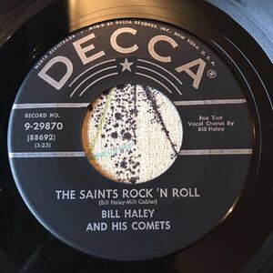 BILL HALEY AND HIS COMETS US Original 7inch THE SAINTS ROCK N’ ROLL ロカビリー