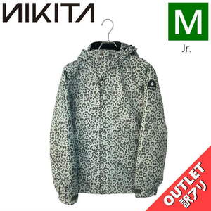 【OUTLET】 NIKITA GIRLS HAWTHORNE PRINT JACKET SEA FOAM CHATAH Mサイズ キッズ スノーボード スキー ウェア アウトレット