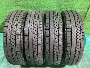 ブリヂストン　VRX3 155/65R14 2021年製 冬タイヤ スタッドレスタイヤ 4本セット NB6-1　GS