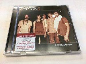 Maroon 5 / 1.22.03.acoustic CD　7曲入　マルーン５