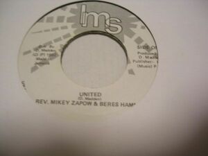 ★Reggae 45★REV. MIKEY ZAPOW & BERES HAMMOND/UNITED