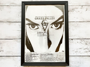 額装品◆GRASS VALLEY グラスバレー at GRASS VALLEY /1991年/告知 広告/A4サイズ額入り/アートフレーム/ポスター風　YR05-1
