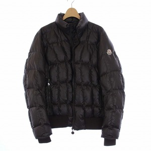 モンクレール MONCLER DIMITRI ダウンジャケット アウター ジップアップ スタンドカラー 1 S 茶 ブラウン 40318 /KH メンズ