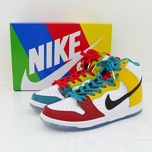 ★中古★NIKE(ナイキ) SB DUNK HIGH PRO QS FROSKATE ダンク ハイ プロ スニーカー 27.0cm US9 DH7778-100★【AP126】