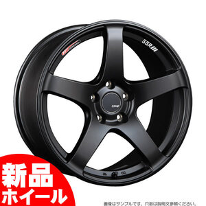 [新品ホイール 1本(交換 補修用) ]SSR GTV01 17インチ 7J 5H-114.3 フラットブラック 法人宛て送料無料