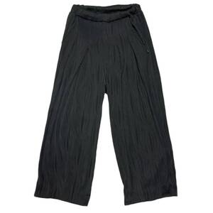 glamb グラム　Pleats Easy Trouser ブラック