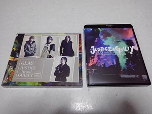 〇　GLAY　グレイ　G-DIRECT限定Blu-ray♪盤面美品　【　JUSTICE & GUILTY in YOKOHAMA ARENA　】　フォトカード2枚付き♪　ブルーレイ