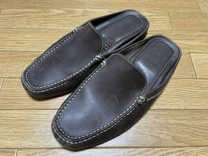 【激レア/美品】TODS トッズ　ドライビングローファー②　バックレス　ブラウン　UK8 検/ドライビングシューズ　ゴンミー二