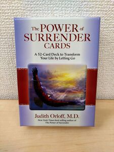 The POWER of SURRENDER CARDSザ パワー オブ サレンダー カード (英語版説明書付／日本語訳なし)【全体的に若干反れ有／オラクルカード】