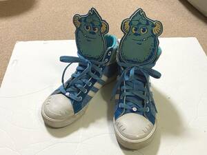 レア!MONSTERS UNIVERSITY adidas アディダス モンスターズインク サリー スニーカー シューズ キッズ ジュニア レディース 24cm