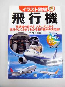 イラスト図鑑　飛行機　旅客機の作り方、メカニズムから空港のしくみまでわかる飛行機本の決定版！