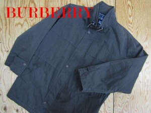 ★バーバリー Burberry★メンズ 襟フード内蔵 スタンドカラーショートコート 裏キルティング★R61124066A