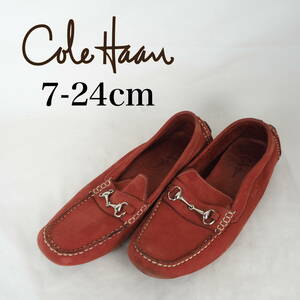 MK3117*Cole Haan*コールハーン*レディースローファー*7-24cm*赤